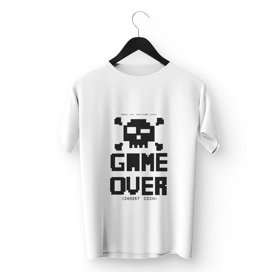 Game Over Pixel Graphic Oversized T-Shirt