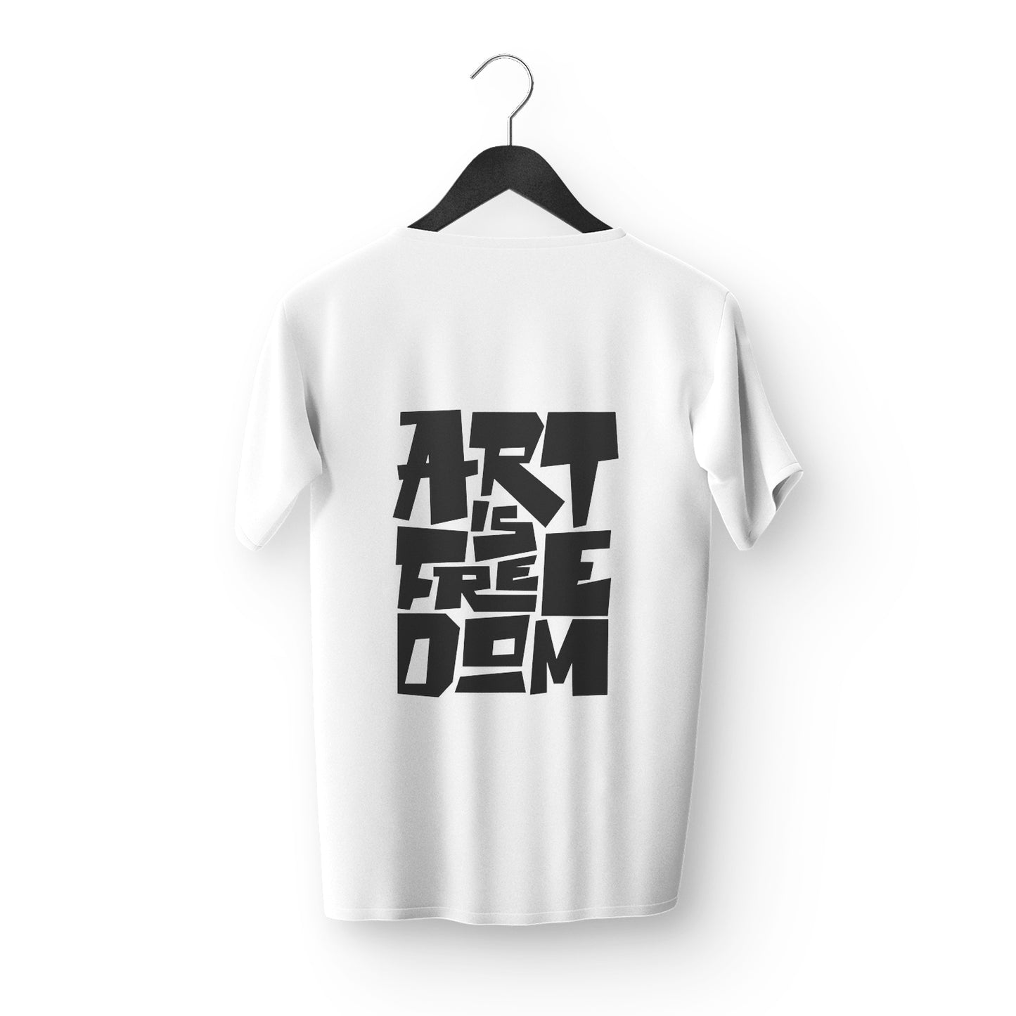 Art Is Freedom Statement Oversized T-Shirt