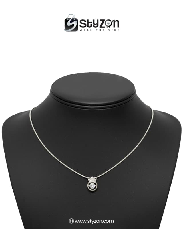 Styzon Crown Jewel – Crystal Crown Pendant - Image 1