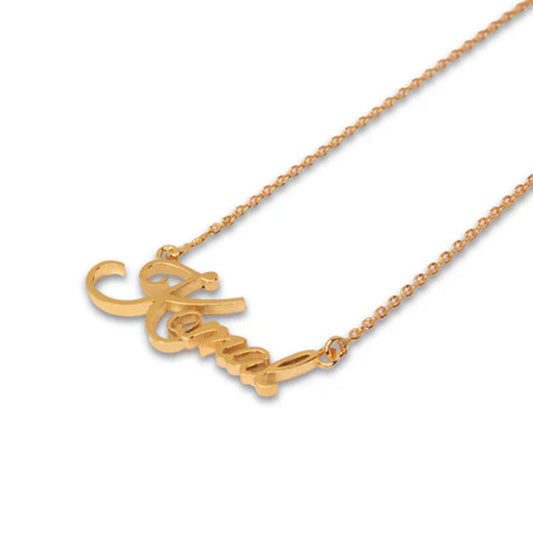 Custom Gold Plated Name Necklace