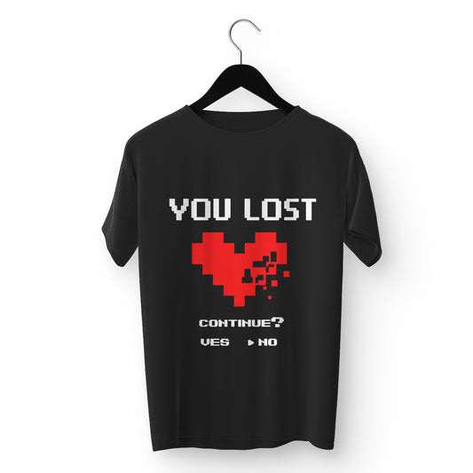 You Lost Pixel Heart Oversized T-Shirt