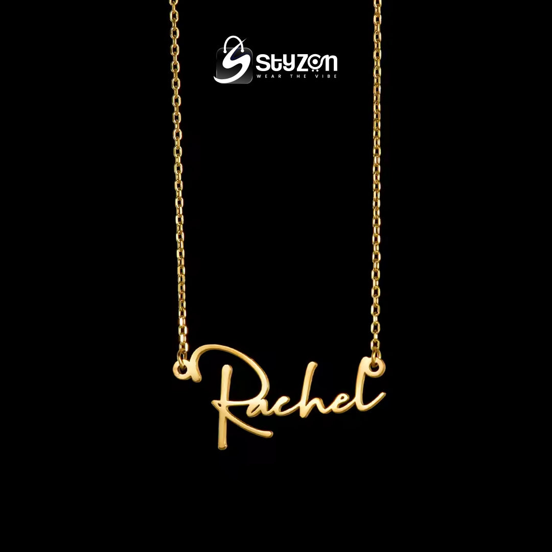 Custom Gold Plated Name Necklace