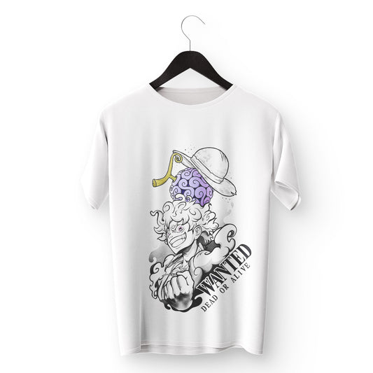 Gear 5 “Wanted” Oversized Anime T-Shirt